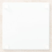 Fertig mit 3M™ Bumpon™ Gummifüßen Glasuntersetzer (Rückseite)