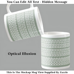 Fertig mit Mathe Hidden Message 120WG Funny Teache Kaffeetasse