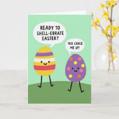 Fertig, Ostern zu feiern Karte (Gelbe Blume)