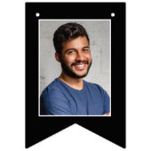 Fertig Rote Rosette, kundenspezifisches Foto - Per Wimpelkette (Dritte Fahne)