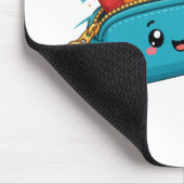 Fertig und Fertig Süße Schulmaterialien Mousepad (Ecke)