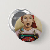 Fertige Malerei der alien-Plätzchen Button (Vorne & Hinten)