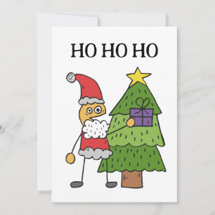 Fertige stilvolle Weihnachtsgrußkarte für Kinder z Feiertagskarte