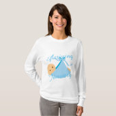 fertigen Sie Babyjungenpassenden MutterschaftsT - T-Shirt (Vorne ganz)