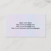 Fertigen Sie beide Seiten der blauen Blasen Visitenkarte (Rückseite)