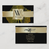 Fertigen Sie beide Seiten des Goldblattes Visitenkarte (Vorne/Hinten)