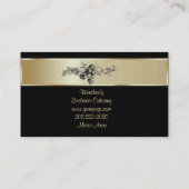 Fertigen Sie beide Seiten des Goldblattes Visitenkarte (Rückseite)