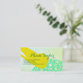 Fertigen Sie beide Seiten des grünen Spritzens Visitenkarte (Stehend Vorderseite)