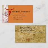 Fertigen Sie beide Seiten des Holzes, des Steins Visitenkarte (Vorne/Hinten)