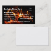 (Fertigen Sie) besonders an, Eichen-Flammen in Visitenkarte (Vorne/Hinten)