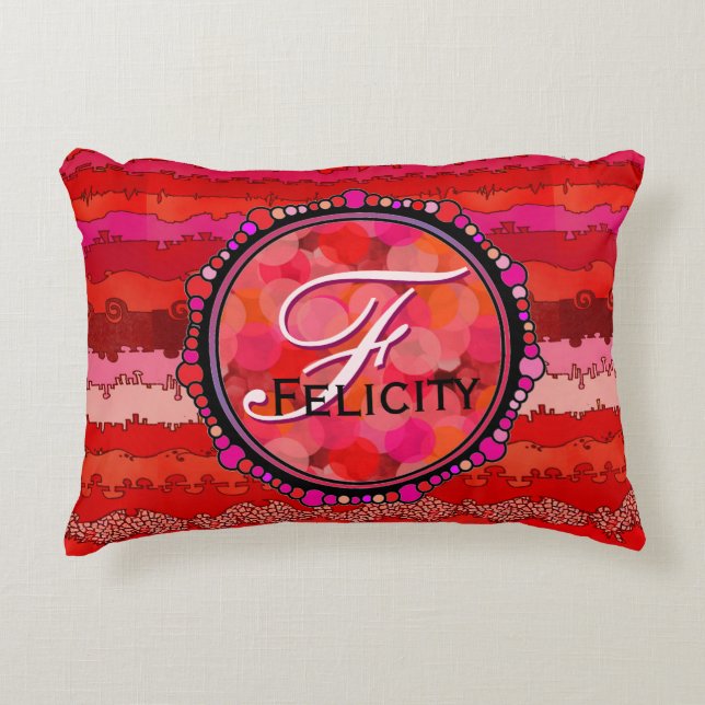 Fertigen Sie Canyonlands in den Schatten des Rotes Zierkissen (Vorderseite)