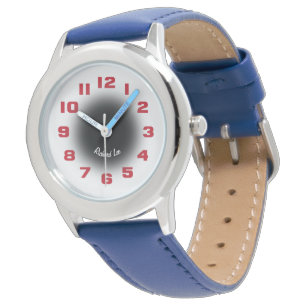 Fertigen Sie das dieses gegenübergestellte Rot de Armbanduhr