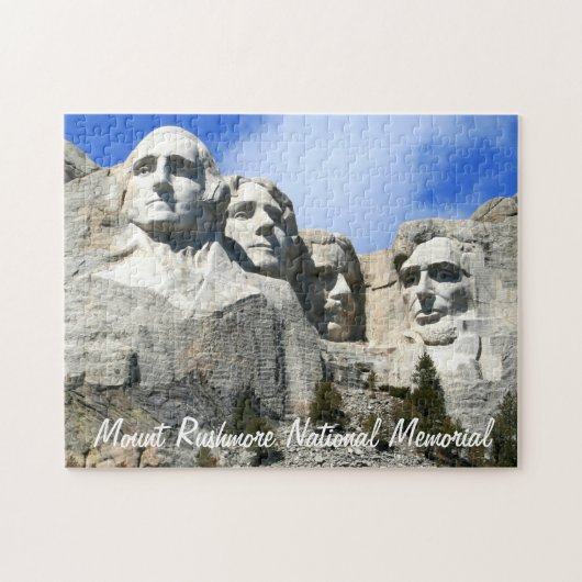 Fertigen Sie der Mount Rushmore nationales Puzzle (Horizontal)
