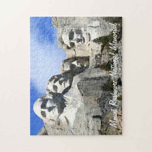 Fertigen Sie der Mount Rushmore nationales Puzzle (Vertikal)