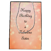 Fertigen Sie diese alles- Gute zum Mittlere Geschenktüte (Rückseite)