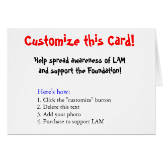 Fertigen Sie diese Karte besonders an!