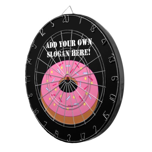 Fertigen Sie diese Ring-Krapfen-Grafik besonders Dartscheibe (Vorderseite rechts)