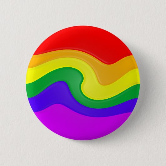 Fertigen Sie diesen Regenbogen-Strudel besonders Button (Vorderseite)