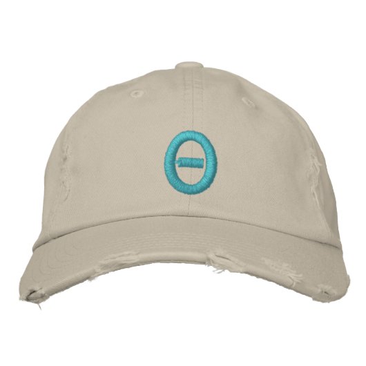 Fertigen Sie dieses cap/DIY griechische Alphabete Bestickte Kappe (Vorderseite)