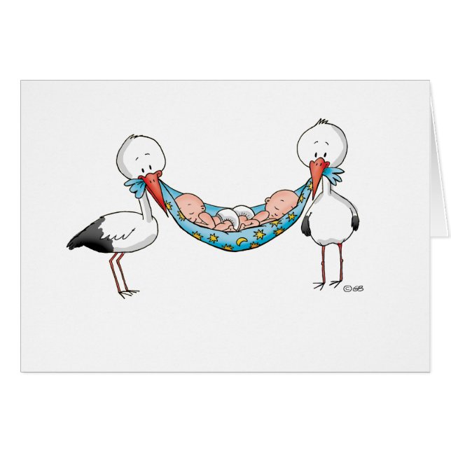 Fertigen Sie dieses Geschenk für Doppeljungen (Vorderseite (Horizontal))