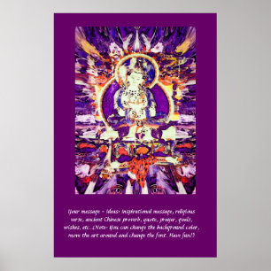 Fertigen Sie dieses Plakat - glücklichen Buddha