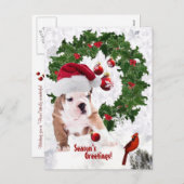 Fertigen Sie es besonders an! - Feiertagspostkarte (Vorne/Hinten)