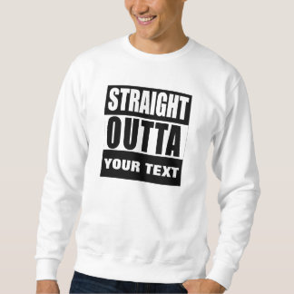 FERTIGEN SIE GERADES OUTTA KUNDENSPEZIFISCH AN SWEATSHIRT