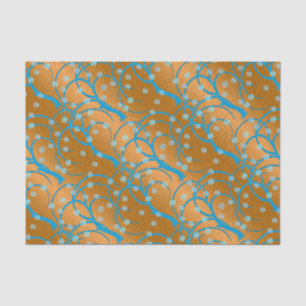 Fertigen Sie Goldjasmin-Prallplatten-Art besonders Seidenpapier