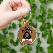 Fertigen Sie Hündchen-Tatzen-Druck mit Bild und Schlüsselanhänger (Hand)