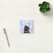 Fertigen Sie Ihr besitzen sehr schwarzen Post-it Klebezettel (Büro)