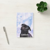 Fertigen Sie Ihr besitzen sehr schwarzen Post-it Klebezettel (Büro)