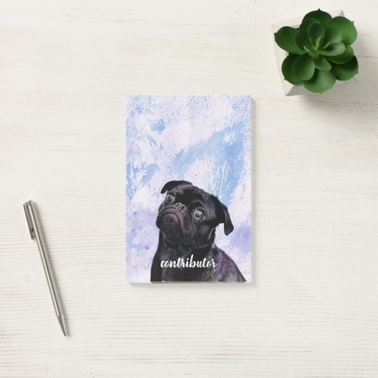 Fertigen Sie Ihr besitzen sehr schwarzen Post-it Klebezettel (Büro)