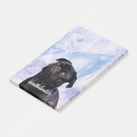 Fertigen Sie Ihr besitzen sehr schwarzen Post-it Klebezettel (angewinkelt)