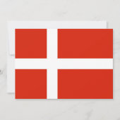 Fertigen Sie Ihr Dannebrog besonders an! Party Einladung (Vorderseite)