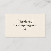 Fertigen Sie Ihre eigenen Leuchtturm-Visitenkarten Visitenkarte (Rückseite)