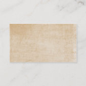 fertigen Sie Ihre Schreibmaschinen-Visitenkarte Visitenkarte (Rückseite)