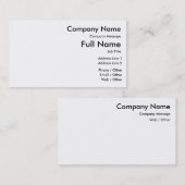 Fertigen Sie Ihre StandardVisitenkarte, 100 Satz Visitenkarte (Vorne/Hinten)