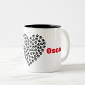 Fertigen Sie Ihre Tasse der Name des Haustieres (VorderseiteRechts)