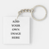 fertigen Sie Ihren doppelten mit Seiten versehenen Schlüsselanhänger (Rückseite)