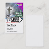 Fertigen Sie Ihren Sally die Pinguin Visitenkarte (Vorne/Hinten)