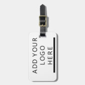 Fertigen Sie Logo kundenspezifisch an Gepäckanhänger (Vorderseite vertikal)