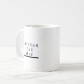 Fertigen Sie Logo kundenspezifisch an Kaffeetasse (Vorderseite Links)