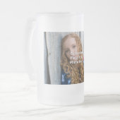 Fertigen Sie mit Ihrem Foto besonders an Mattglas Bierglas (Vorderseite Links)