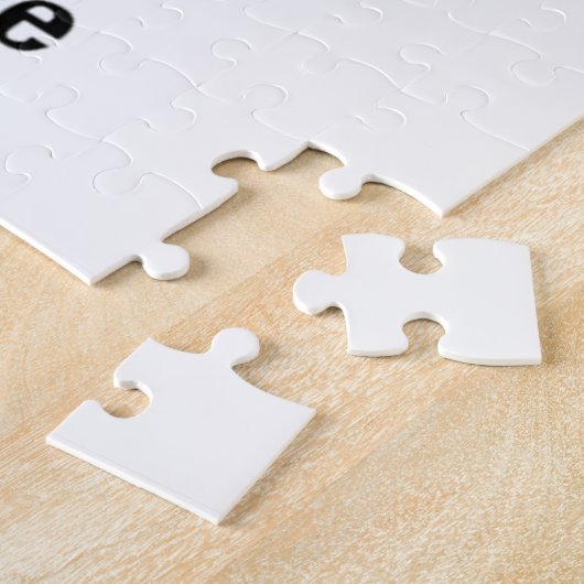Fertigen Sie mit personalisierten Bildern und Text Puzzle (Seite)