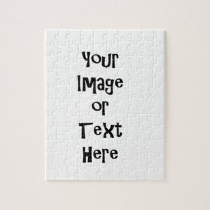 Fertigen Sie mit personalisierten Bildern und Text Puzzle