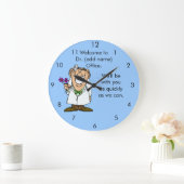 Fertigen Sie Office Clock Text-Dr. besonders an Große Wanduhr (Zuhause)