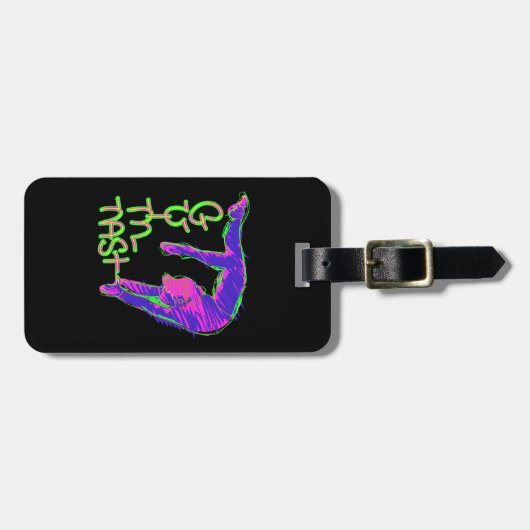 Fertigen Sie personalisierten Gepäckanhänger (Vorderseite horizontal)