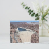Fertigen Sie Postkarte des Hooverdamms (Stehend Vorderseite)