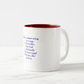 Fertigen Sie ProductBeing ist über das Handeln des Zweifarbige Tasse (VorderseiteRechts)