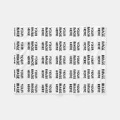 Fertigen Sie Produkt besonders an Fleecedecke (Vorderseite (Horizontal))